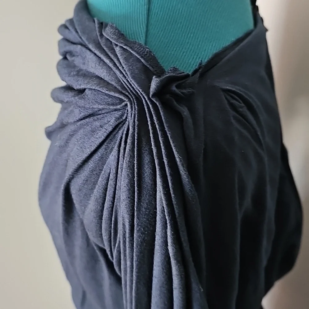 Lanvin Midnight Blue Fabric. Wool Blend. Sz Med. - Picture 7 of 10